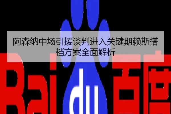 阿森纳中场引援谈判进入关键期赖斯搭档方案全面解析